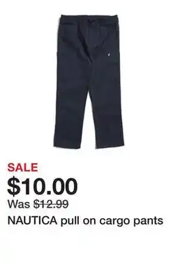Marshalls NAUTICA pull on cargo pants offer