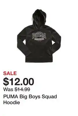 Marshalls PUMA Big Boys Squad Hoodie offer