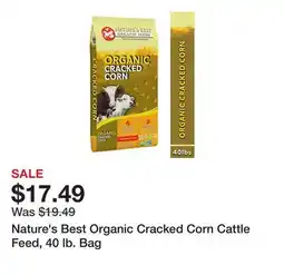 Tractor Supply Company Nature's Best Organic Cracked Corn Cattle Feed, 40 lb. Bag offer