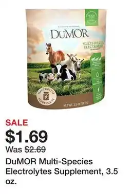 Tractor Supply Company DuMOR Multi-Species Electrolytes Supplement, 3.5 oz offer