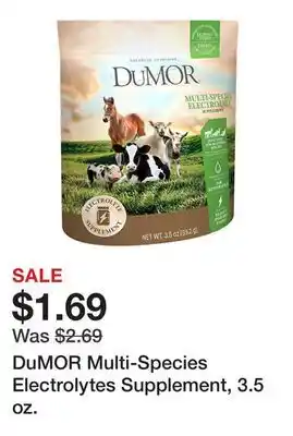 Tractor Supply Company DuMOR Multi-Species Electrolytes Supplement, 3.5 oz offer