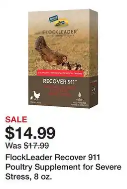 Tractor Supply Company FlockLeader Recover 911 Poultry Supplement for Severe Stress, 8 oz offer