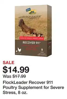 Tractor Supply Company FlockLeader Recover 911 Poultry Supplement for Severe Stress, 8 oz offer