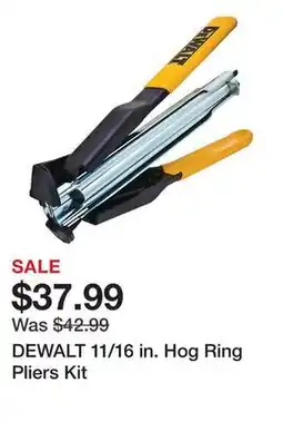 Tractor Supply Company DEWALT 11/16 in. Hog Ring Pliers Kit offer