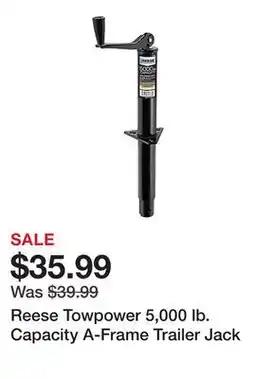 Tractor Supply Company Reese Towpower 5,000 lb. Capacity A-Frame Trailer Jack offer