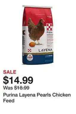 Tractor Supply Company Purina Layena Pearls Chicken Feed offer