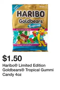 Five Below Haribo Limited Edition Goldbears Tropical Gummi Candy 4oz offer