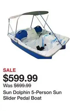 Tractor Supply Company Sun Dolphin 5-Person Sun Slider Pedal Boat offer