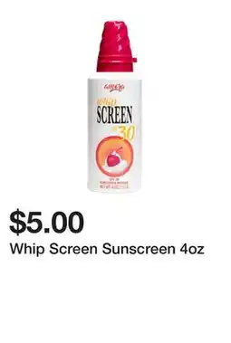 Five Below Whip Screen Sunscreen 4oz offer