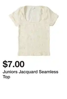 Five Below Juniors Jacquard Seamless Top offer