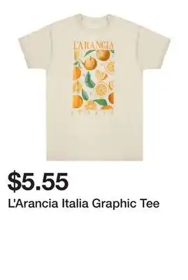 Five Below L'Arancia Italia Graphic Tee offer