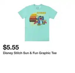 Five Below Disney Stitch Sun & Fun Graphic Tee offer