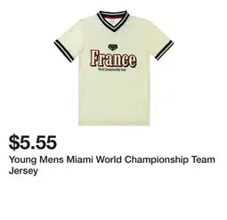 Five Below Young Mens Miami World Championship Team Jersey offer