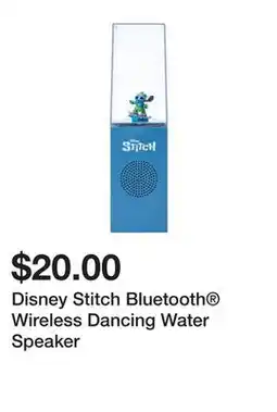 Five Below Disney Stitch Bluetooth Wireless Dancing Water Speaker offer