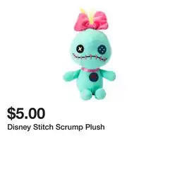 Five Below Disney Stitch Scrump Plush offer