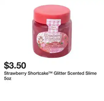 Five Below Strawberry Shortcake Glitter Scented Slime 5oz offer