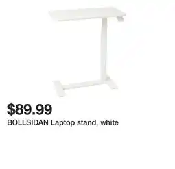 Ikea BOLLSIDAN Laptop stand, white offer