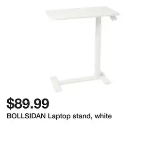 Ikea BOLLSIDAN Laptop stand, white offer