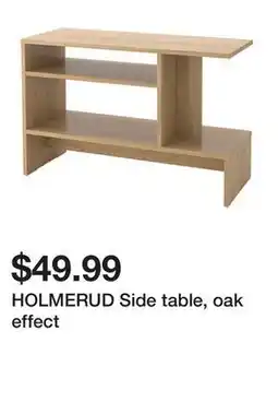 Ikea HOLMERUD Side table, oak effect offer