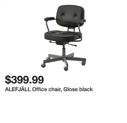 Ikea ALEFJÄLL Office chair, Glose black offer