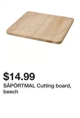 Ikea SÅPÖRTMAL Cutting board, beech offer