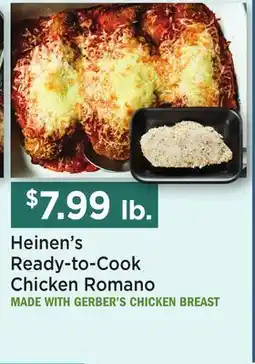 Heinen's Heinen's Ready-to-Cook Chicken Romano offer