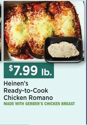Heinen's Heinen's Ready-to-Cook Chicken Romano offer