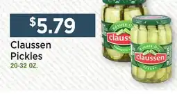 Heinen's Claussen Pickles offer