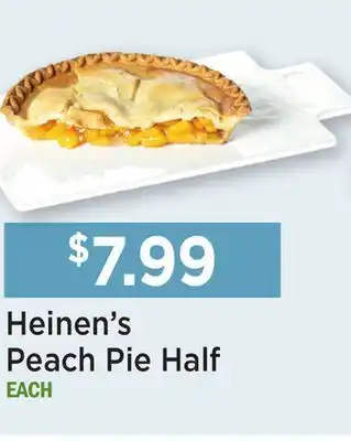 Heinen's Heinen's Peach Pie Half offer