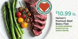 Heinen's Heinen's Premium Beef Bistro Filet offer