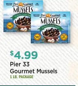 Heinen's Pier 33 Gourmet Mussels offer