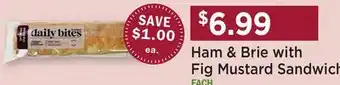 Heinen's Ham & Brie with Fig Mustard Sandwich offer