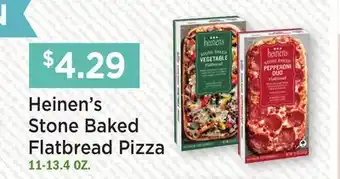 Heinen's Heinen's Stone Baked Flatbread Pizza offer