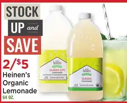 Heinen's Heinen's Organic Lemonade offer