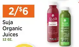 Heinen's Suja Organic Juices offer