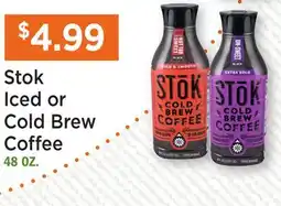 Heinen's Stok Iced or Cold Brew Coffee offer