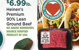 Heinen's Heinen's Premium 90% Lean Ground Beef offer