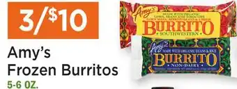 Heinen's Amy's Frozen Burritos offer