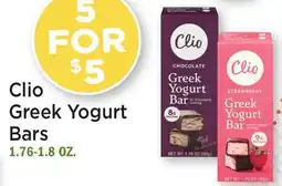 Heinen's Clio Greek Yogurt Bars offer