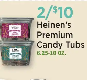 Heinen's Heinen's Premium Candy Tubs offer
