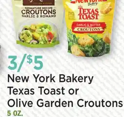 Heinen's New York Bakery Texas Toast or Olive Garden Croutons offer