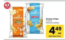 Albertsons Simply Chips - 5-8.5 oz. Selected varieties offer