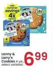 Albertsons Lenny & Larry's Cookies - 4 - pk., select varieties offer