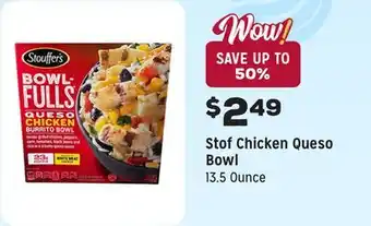 Grocery Outlet Chicken Queso Bowl offer