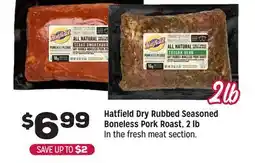 Grocery Outlet Hatfield Dry Rubbed Seasoned Boneless Pork Roast, 2 lb offer