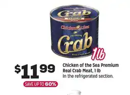 Grocery Outlet Chicken of the Sea Premium Real Crab Meat, 1 lb offer