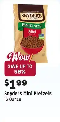 Grocery Outlet Mini Pretzels offer