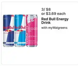 Walgreens Red Bull Energy Drink offer