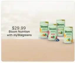 Walgreens Bloom Nutrition offer