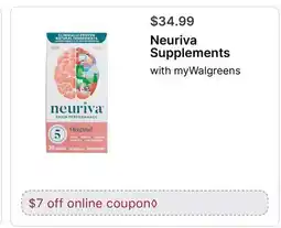 Walgreens Neuriva Supplements offer